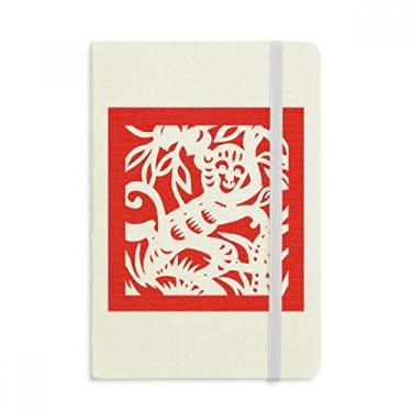 Imagem de Caderno de papel com estampa de macaco animal do zodíaco chinês, capa dura oficial, diário clássico