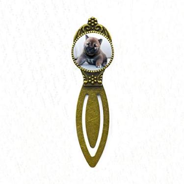 Imagem de Marcador de página retrô com imagem de animal de estimação Pippy Dog