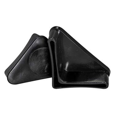 Imagem de Prescott Plastics – Bonés de plástico de 3,8 cm em forma de L para cadeira desliza, 1.25" (1 1/4"), Black