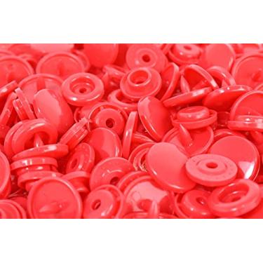 Imagem de Botão Botões de Pressão Tic Tac Plástico Vermelho Nº12 50und