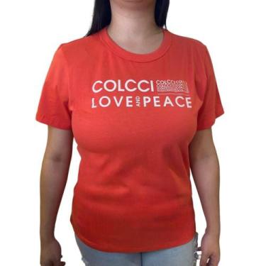 Imagem de Camiseta Colcci Feminina Vermelho Vermil