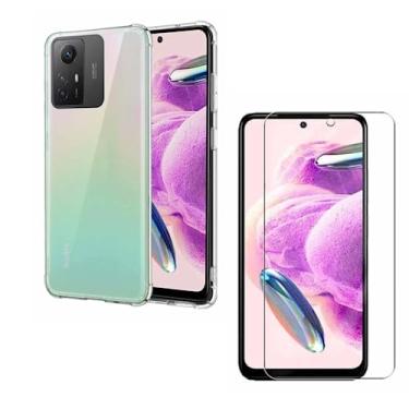 Imagem de Capa Capinha Anti Impacto + Película 9D Premium Cerâmica Compatível Com Xiaomi Redmi Note 12s - (Hard Glass Store)