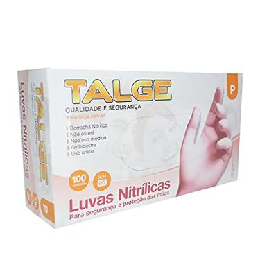 Imagem de Talge Luva Nitrilica Rosa S 100Un, Talge
