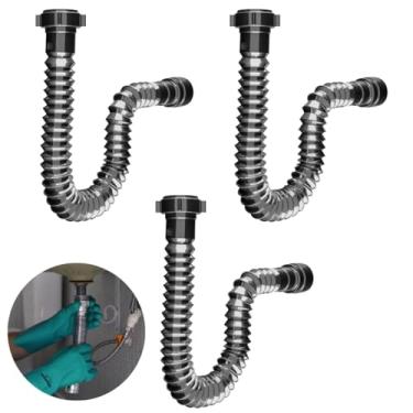 Imagem de Sifão Sanfonado Universal 61cm Cromado | Astra | Kit C/ 3 Un