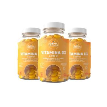 Imagem de Vitamina D3 2.000Ui 90 Gomas - Goma Vitamin Sabor Tutti-Frutti