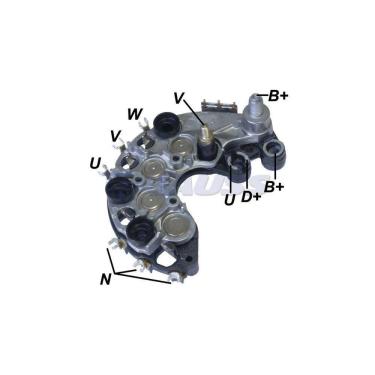 Imagem de Retificador Do Alternador Blazer Frontier Meriva S10 Troller T4 Xterra 100A - Gauss - GA1823