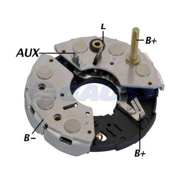 Imagem de Retificador Do Alternador Bonanza Chevette Fiorino Elba Ipanema Kadett Monza Premio Spazio Uno - Gauss - GA1275