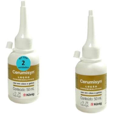 Imagem de Cerumisyn 50ml Loção Ceruminolítico König Kit Com 2 unid