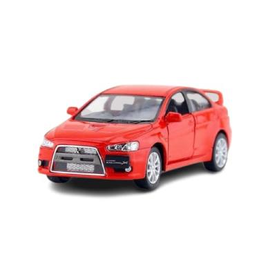 Imagem de Miniatura Carrinho de Ferro Mitsubichi Lancer Evolution 2008 (Vermelho)