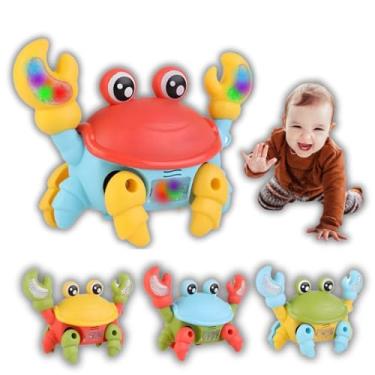 Imagem de Brinquedo Caranguejo Fujão Eletrônico com Movimento Musica e Luz Desenvolvimento de aprendizado interativo
