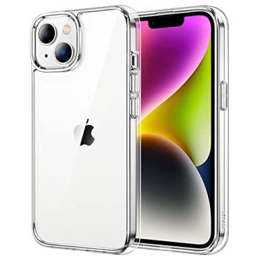 Imagem de JETech Capa para iPhone 14 6,1 Polegadas, Case Protetora de Telefone à Prova de Choque Não-Amarelecimento, Capinha Parte Traseira Transparente Anti-Riscos (Claro)