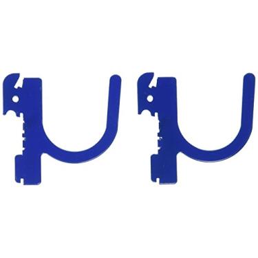 Imagem de Wall Control 10-UH-003 BU Pegboard com gancho em U para controle de parede apenas, 7,62 cm, azul