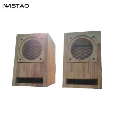 Imagem de Iwistao-caixa de som hifi vazia  estrutura de labirinto com madeira de carvalho  alcance total  3/4