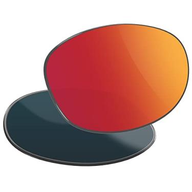 Imagem de Vaep Lentes de reposição polarizadas para óculos de sol Costa Del Mar Howler - Vermelho tijolo