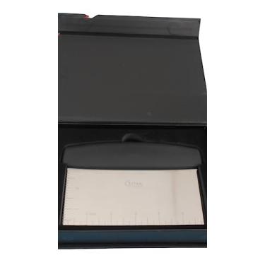 Imagem de Raspador de massa : Raspador de bancada de aço inoxidável multiuso de qualidade profissional - perfeito para pastelaria, massa de pizza, assar pão (borda reta de 15 cm)