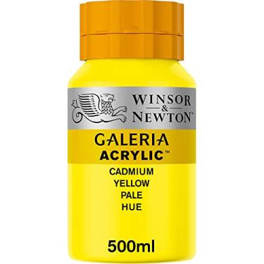 Imagem de Winsor & Newton Galeria Tinta Acrílica, Amarelo (Cadminum Yellow Pale Hue), 500ml