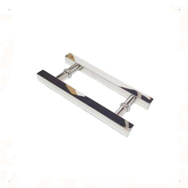 Imagem de Puxador Porta Portão Social Blindex Inox 304 30cm Quadrado