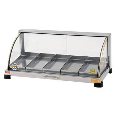 Imagem de Estufa para salgado curva 5 bandejas ouro 127v marchesoni