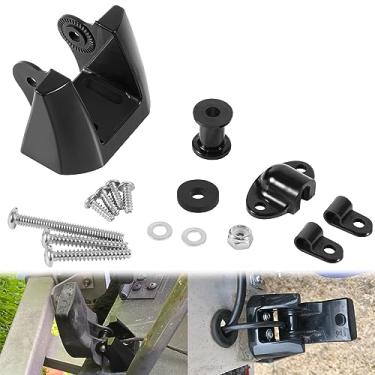 Imagem de yourour 010-10272-00 Suporte de montagem de transdutor resistente, suporte de montagem de popa compatível com Garmin Fishfinder, GPSMAP, GSD