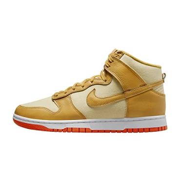 Imagem de Nike Tênis masculino retrô Dunk High, Team Gold Grain Gold, 38