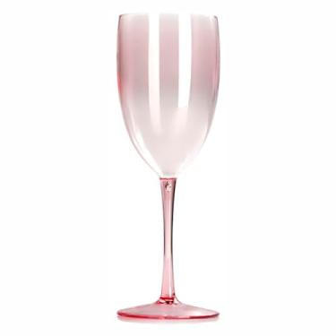 Imagem de Kit 24 Taças Vinho/Drink 420mL Acrílica Aloha (Rosê)