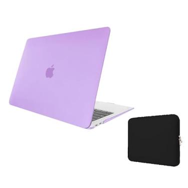 Imagem de Kit Case Para Macbook NEW AIR 15 A2941 / A3114 CHIP M2 M3 Fabricação a partir de 2023 + Capa Neoprene (Lilás Fosco)