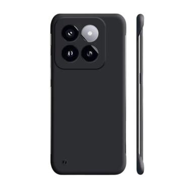 Imagem de Capa ultrafina sem moldura para PC para Xiaomi MI 14 13 Pro 12S 11 10 9T Pro colorida para Mi 13 11 Lite 5G capa dura fosca, preta, para Mi 14 Pro