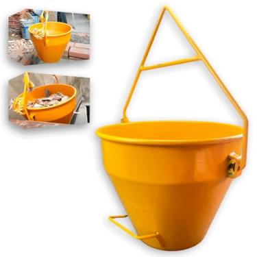 Imagem de Balde Menegotti 50L, Caçamba para Guincho de Coluna, Ferramenta de Construção Civil Profissional