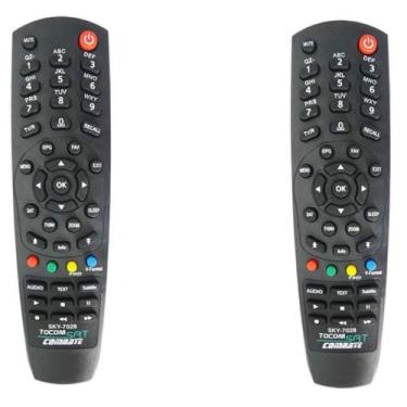 Imagem de kit 2 Controle Remoto para Receptor Tocomsatt Duo Hd / Duo Hd+