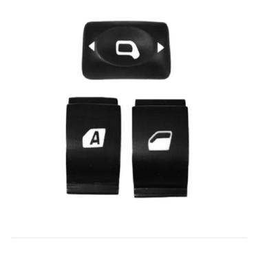 Imagem de Kit Tecla Capa Botao Retrovisor Vidro Eletrico C3 Aircross - DECARMAX