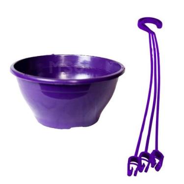 Imagem de 25 Vaso plastico Cuia 21 flores e plantas volume 2 Litros  Coloridas c