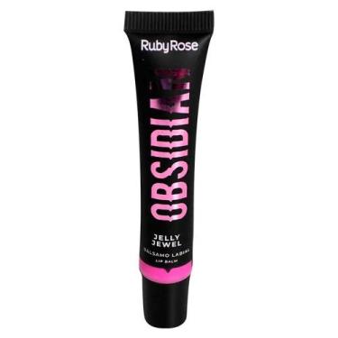 Imagem de Balm Labial Ruby Rose Obsidian Jelly Jewel, Rhodonite - Rosa neon