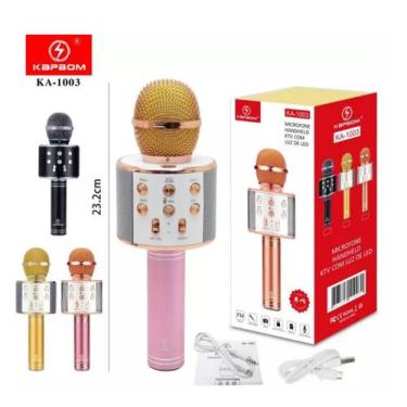 Imagem de Microfone Karaoke recarregável Usb - Kapbom