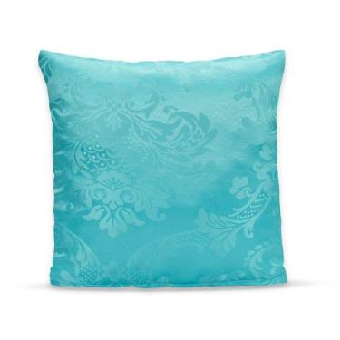 Imagem de Capa de Almofada c/ Zíper 40cmx40cm Jacquard Adamascado Luxo - Rafalor