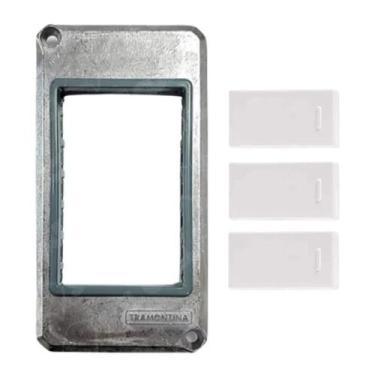 Imagem de Kit Tampa Condulete 1 + 3 Interruptores Simples Tramontina