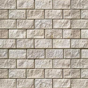 Imagem de Papel Parede Pedra Tijolos Claros Autocolante Sala Lavável - LRP