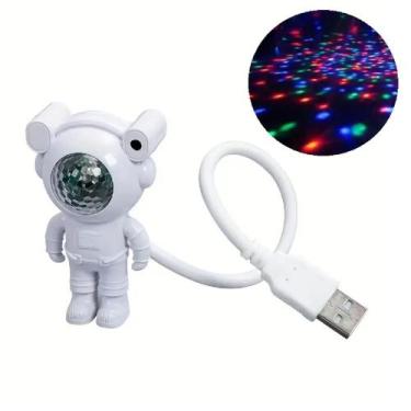 Imagem de Luminária USB Luz LED Astronauta Abajur Colorido - Ami