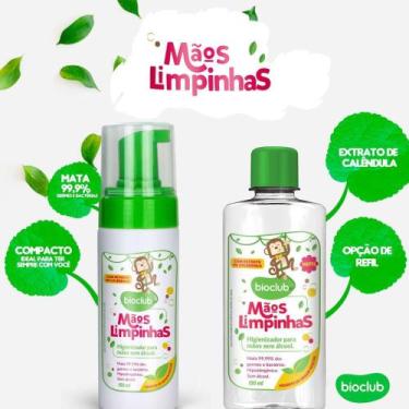 Imagem de Higenizador P Maos S Alcool Para Cuidar De Bebes - BioClub