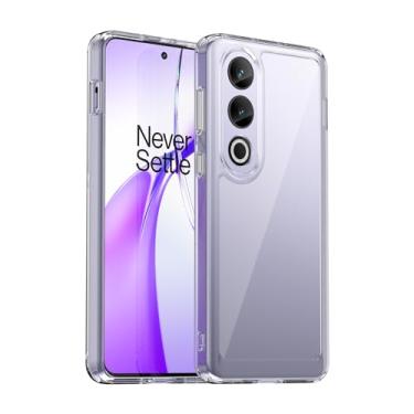 Imagem de GTBDEKI Capa transparente para OnePlus Ace 3V, capa OnePlus Ace 3 V com protetor de tela HD, policarbonato rígido transparente à prova de choque + capa protetora de TPU para OnePlus Ace 3V Crystal