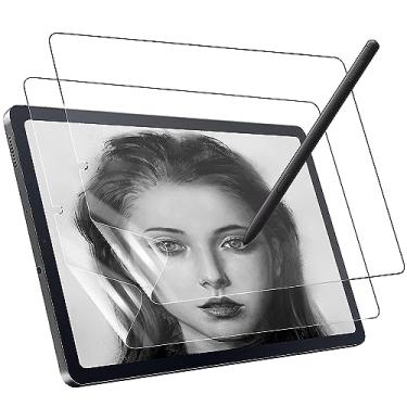 Imagem de TMahhbid [Pacote com 2] Protetor de tela com toque de papel para OnePlus Pad 2 de 12,1 polegadas, película protetora de PET suave antirreflexo/escrita para S-Pen - Fosco