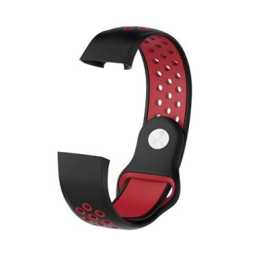 Imagem de Pulseira Sport compatível com Fitbit Charge 3 - Estilo no Pulso, Preta