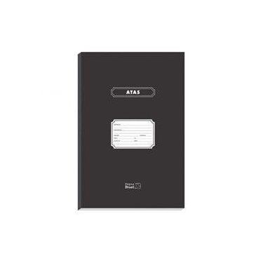 Imagem de Livro Ata Sem Margem Com 100 Folhas 305x210 mm Pagina Brasil