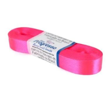 Imagem de Fita de Cetim Progresso 15mm nº3 - 10m Cor 279 Rosa Cítrico - 01 unida