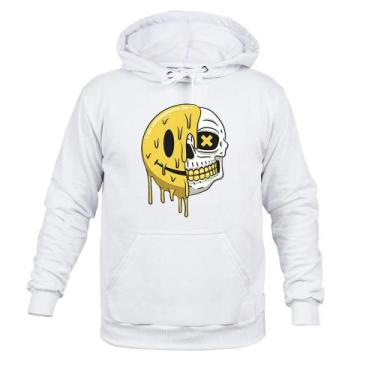Imagem de Moletom Estampado Inverno Emoji Metades - Surprass, Branco, G