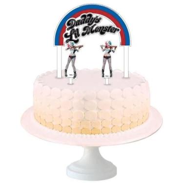 Imagem de Topo de Bolo - Arlequina - 03 PÇs - 01 UN - Festcolor - Rizzo