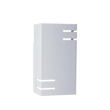 Imagem de Kit 2 Arandela Taschibra Shine Ray LED 10W Luz Quente 2700K, BRANCO