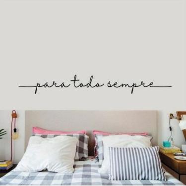 Imagem de Adesivo De Parede Decoração Quarto Casal Frase De Amor - senhorita dec