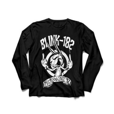 Imagem de Camiseta Manga Longa Feminina Blink-182 - Ultrav Store, Preto, GG