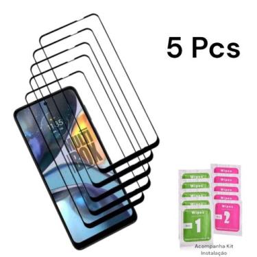 Imagem de Kit Com 5 Películas 3D De Vidro Para Moto G04 G14 G24 G34 - LXL, G24