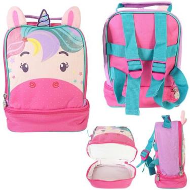 Imagem de Lancheira Termica Escolar Com Alça Infantil de Menina Para Criança Lan